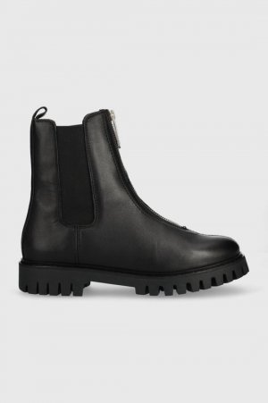 Кожаные ботинки челси на молнии Zip Boot , черный Tommy Hilfiger