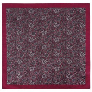 Карманный платок цвет Бордовый GREG