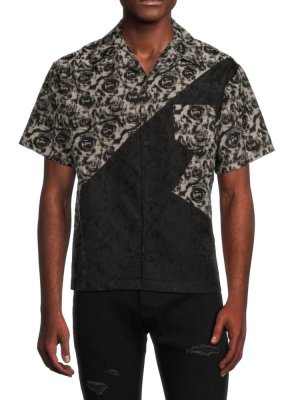 Рубашка с абстрактным принтом Rta, цвет Black Combo RtA