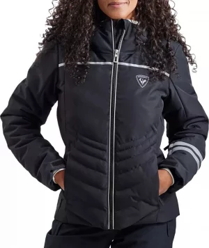 Женская утепленная пуховая лыжная куртка, черный Rossignol