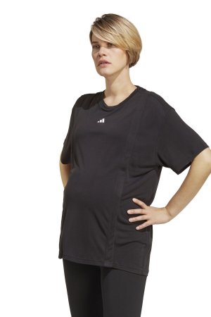 Футболка для беременных и кормящих мам Aeroready Train Essentials Performance Training adidas, черный Adidas