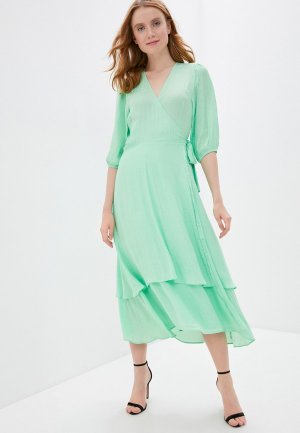 Платье mbyM. Цвет: зеленый