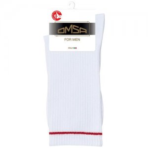 Носки , размер 36-38, белый, мультиколор Omsa. Цвет: серый