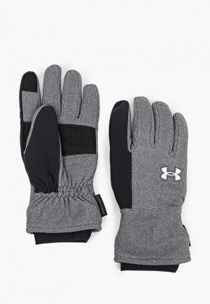 Перчатки Under Armour UA M Storm Glove, touchscreen. Цвет: серый
