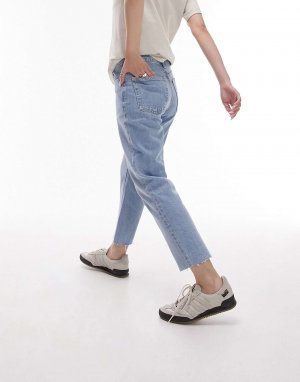 Светлые прямые джинсы Topshop Petite
