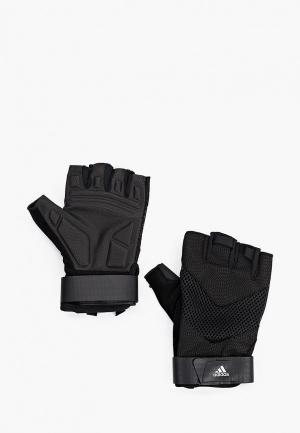 Перчатки для фитнеса adidas TR WRIST GLOVE. Цвет: черный