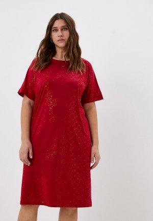 Платье Olsi. Цвет: красный