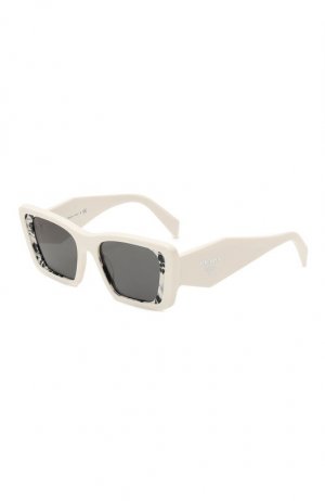 Солнцезащитные очки Prada. Цвет: белый