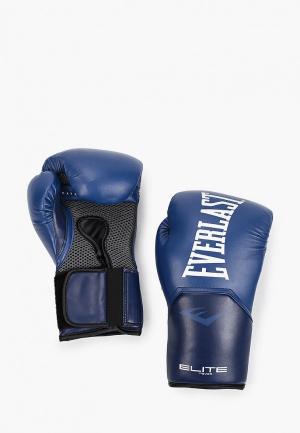 Перчатки боксерские Everlast Elite ProStyle. Цвет: синий