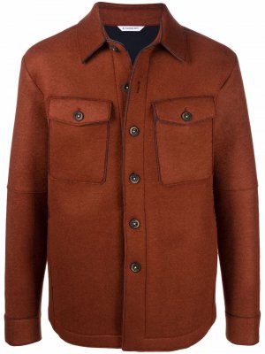 Куртка-рубашка с длинными рукавами Manuel Ritz. Цвет: коричневый