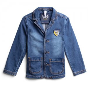 Пиджак , размер 104, синий playToday. Цвет: синий