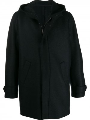 Однобортное пальто с капюшоном Harris Wharf London