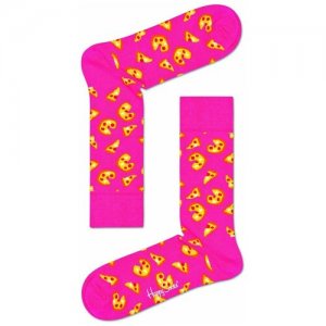 Женские носки высокие, размер 25, розовый Happy Socks. Цвет: синий