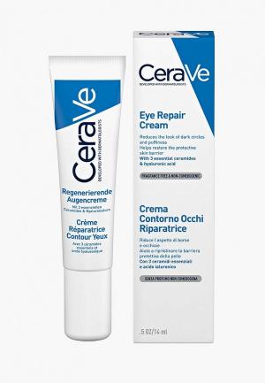 Крем для кожи вокруг глаз CeraVe восстанавливающий, 14 мл. Цвет: прозрачный