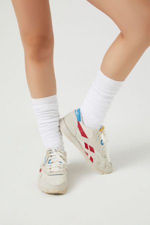 Носки выше колена из смесового хлопка , белый Forever 21
