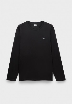 Лонгслив C.P. Company 70/2 mercerized jersey long sleeved t-shirt black. Цвет: черный