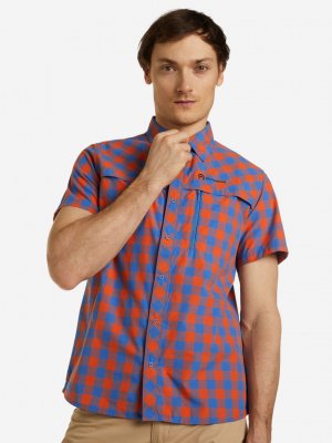 Рубашка с коротким рукавом мужская , Оранжевый Outventure. Цвет: оранжевый