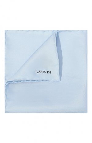 Шелковый платок Lanvin. Цвет: голубой