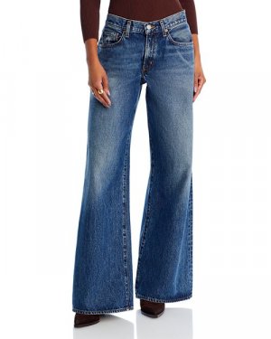 Длинные расклешенные джинсы Clara с высокой посадкой Noise , цвет Blue AGOLDE