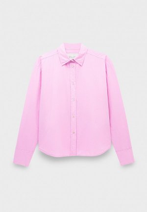 Рубашка Forte bci cotton popline shirt bubble. Цвет: розовый