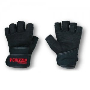 Перчатки Mens Power Raw Wrist Wrap Gloves 8751-04 Grizzly