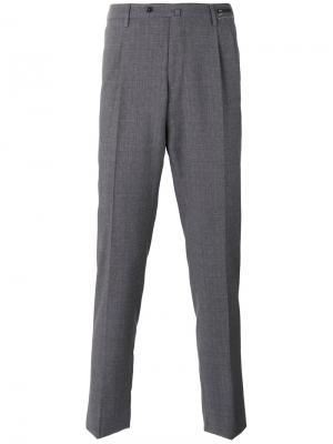 Зауженные костюмные брюки Pt01. Цвет: серый