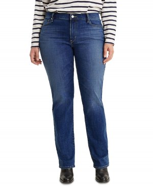 Модные классические прямые джинсы больших размеров Levi's, мульти Levi's