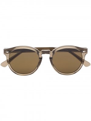 St. Germain round-frame sunglasses Ahlem. Цвет: бежевый