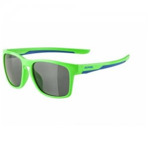 Очки солнцезащитные ALPINA Flexxy Cool Kids I (неоновый зелено-синий) A8658_71. Цвет: синий