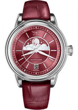 Швейцарские наручные женские часы V.1.33.0.264.4. Коллекция Douglas MoonFlight Aviator
