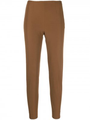 Укороченные брюки кроя слим Pt01. Цвет: коричневый
