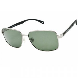 Солнцезащитные очки 805, серебряный, зеленый Megapolis. Цвет: серебристый/зеленый/серебристый-зеленый