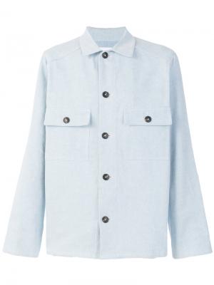 Куртка Two Pocket Garment Dye Umit Benan. Цвет: синий