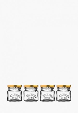 Набор контейнеров для хранения продуктов Kilner 4*55 мл. Цвет: прозрачный