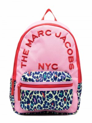 Рюкзак с леопардовым принтом The Marc Jacobs Kids. Цвет: розовый