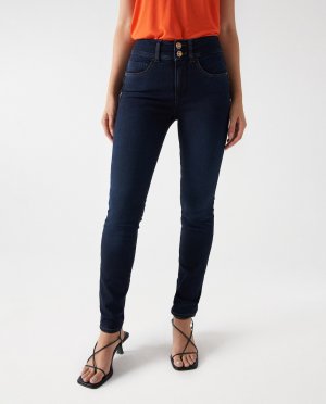 Женские джинсы скинни со средней посадкой Salsa Jeans