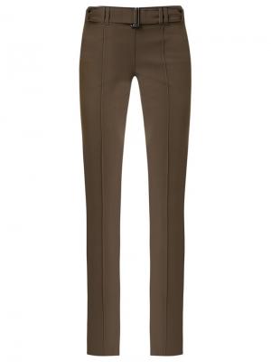 Расклешенные брюки Gloria Coelho. Цвет: коричневый