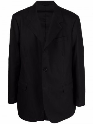 Однобортный пиджак свободного кроя Raf Simons. Цвет: черный