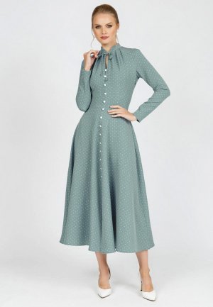 Платье Olivegrey VITA. Цвет: зеленый