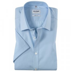 Рубашка , размер 41, голубой OLYMP. Цвет: голубой