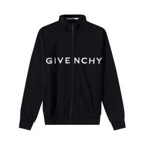Спортивная куртка приталенного кроя Simple, цвет Черный Givenchy