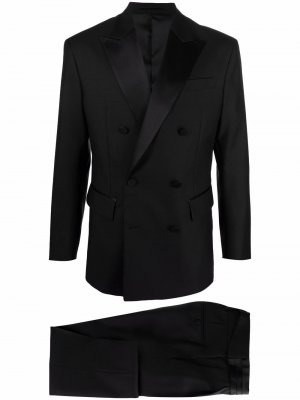 Two-piece double-breasted suit Dsquared2. Цвет: черный