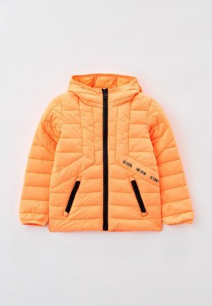 Куртка утепленная Diesel. Цвет: оранжевый