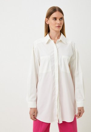 Рубашка Laroom. Цвет: белый