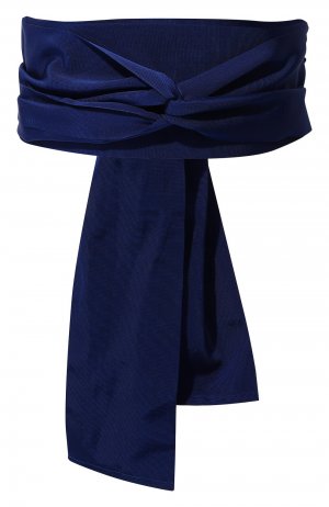 Текстильный пояс sara roka. Цвет: синий