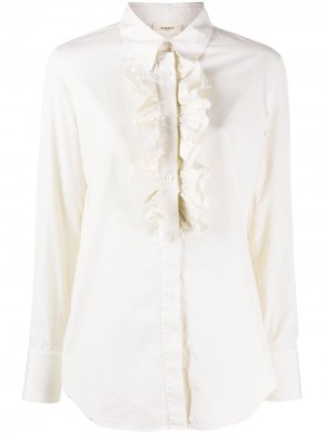 Блузка с длинными рукавами манишкой Barena. Цвет: белый
