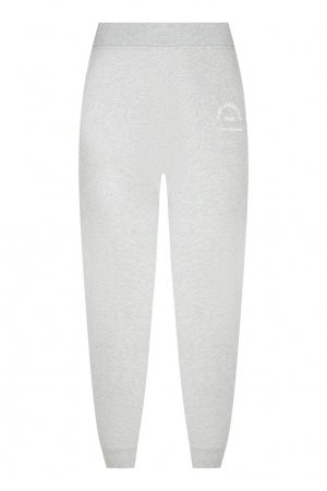Серые брюки с логотипом Karl Lagerfeld. Цвет: серый