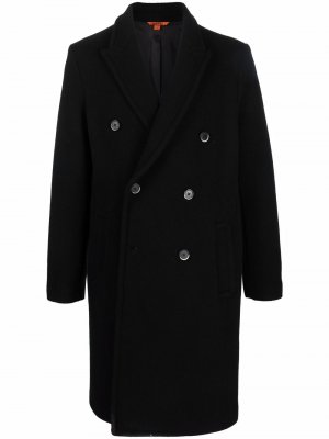 Двубортное пальто Barena. Цвет: черный