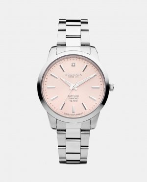 Léman Ladies Classic R18024 стальные женские часы , серебро Rodania