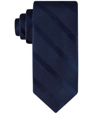 Мужской однотонный галстук в фактурную полоску Tommy Hilfiger